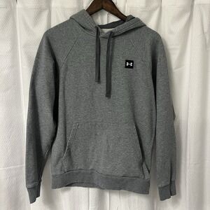Under Armour UA Rival Fleece Hoodie‎ Mens Small Gray Sweatshirt Pullover